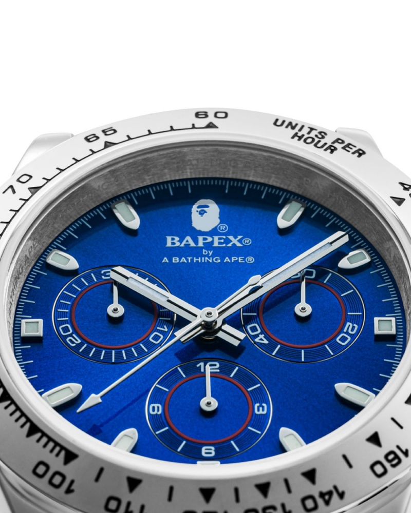 Montre Bape Catégories 4 BAPEX #2 Bleu Royal Bleu Homme | NMU-80050472